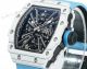 Swiss Grade 1 Copy Richard Mille RM12-01 Tourbillon Men Watches with White Quartz TPT Case Textile Strap (4)_th.jpg